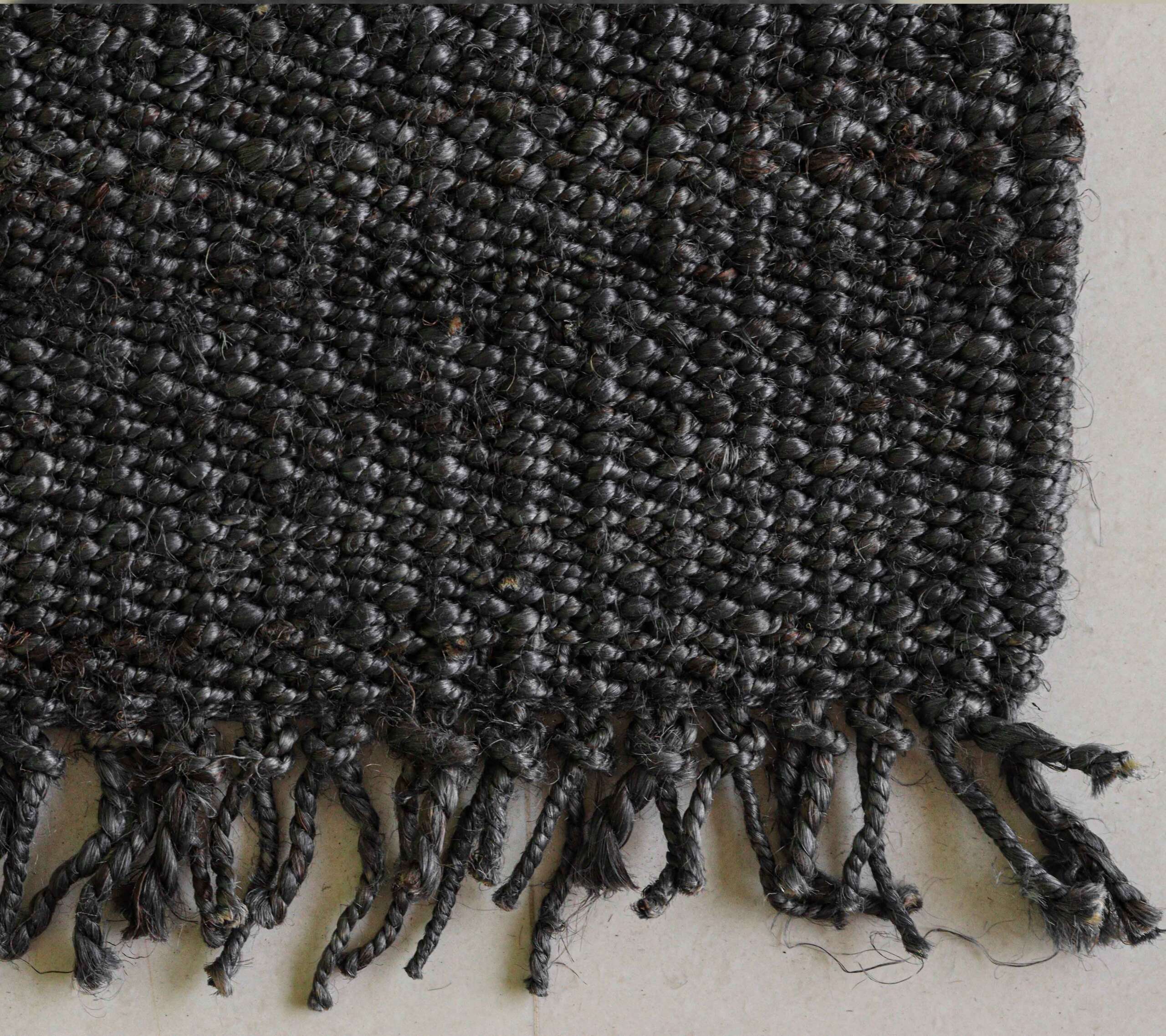 Estate Contrast Border Jute Area Rug Classic Frame Designs